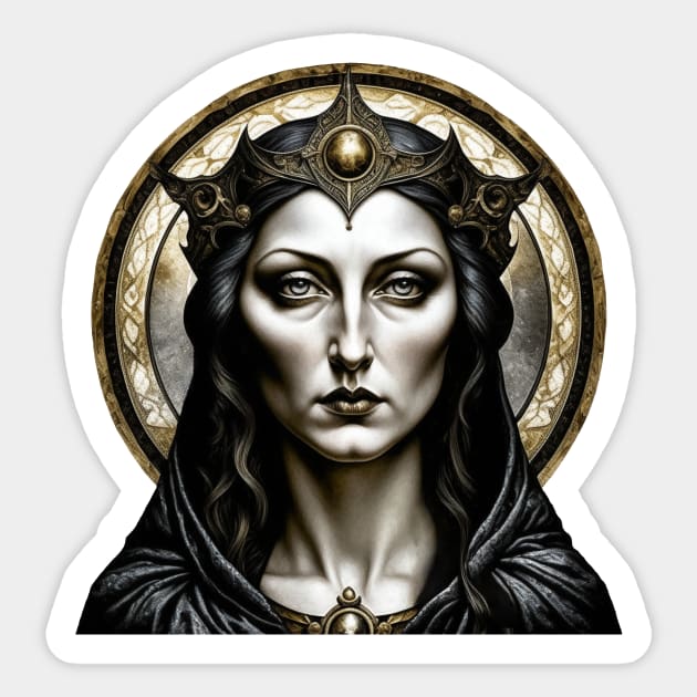 Hecate Sticker by Sanatore Silvarum Designs